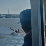 2 children, 2 adults rescued after boat overturns near Galveston